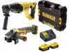 Zestaw Combo 2 narzędza DeWalt DCH133NT + DCG405N 18V 2x5.0Ah